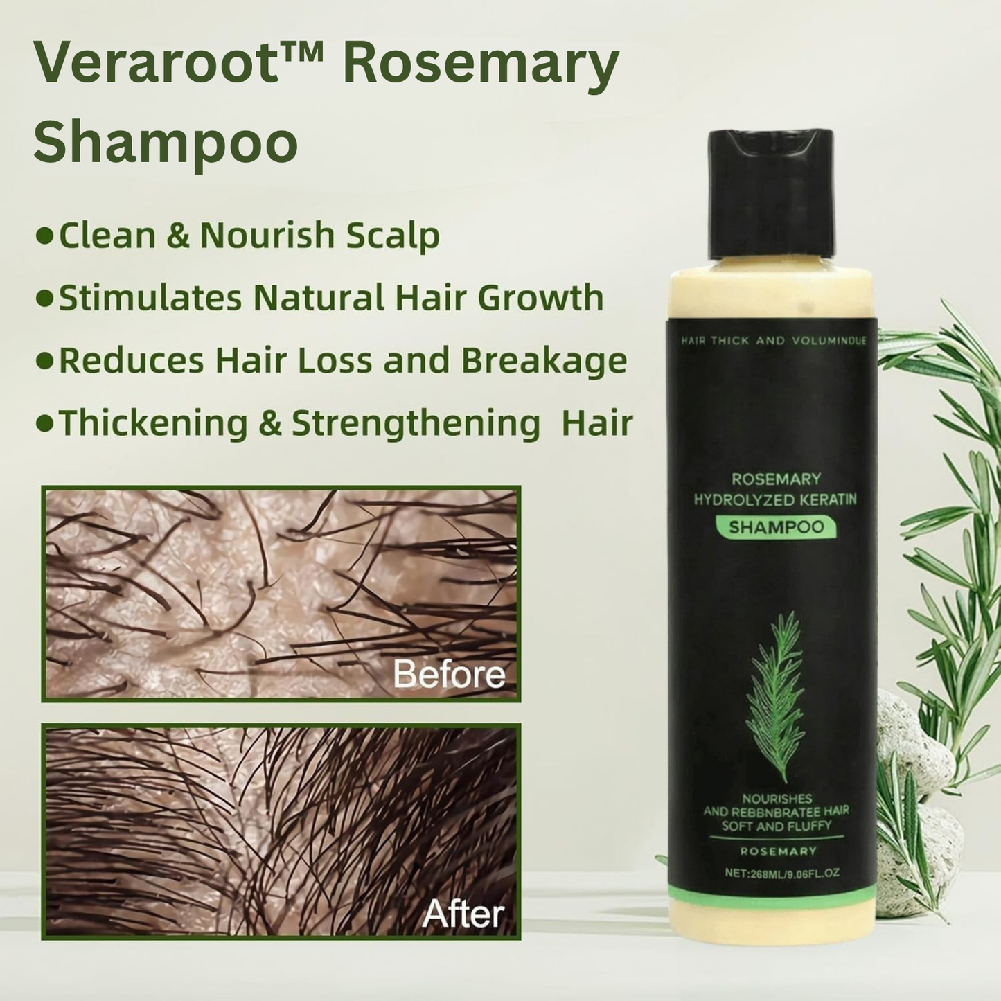Veraroot™ Rosemary Shampoo